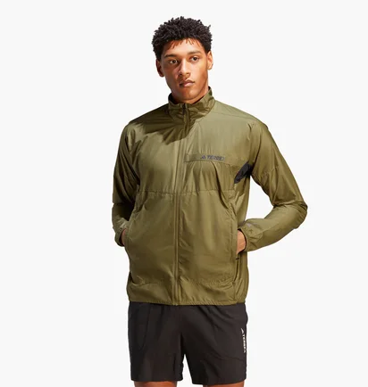 Ветровка мужская Adidas Terrex Multi Wind Jacket Olive Hm4029