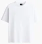 Футболка чоловіча H&M Relaxed Fit White 1309319011