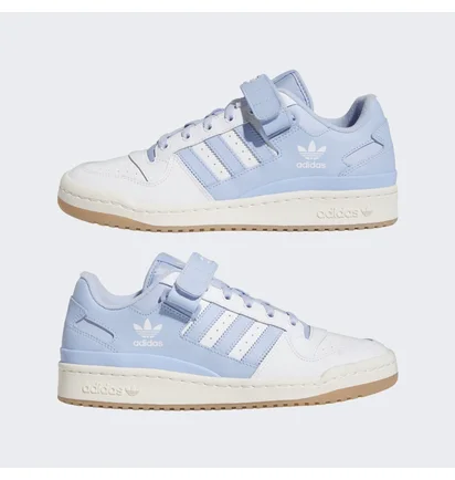 Кросівки чоловічі Adidas Originals Forum Low White/Light Blue GY0003
