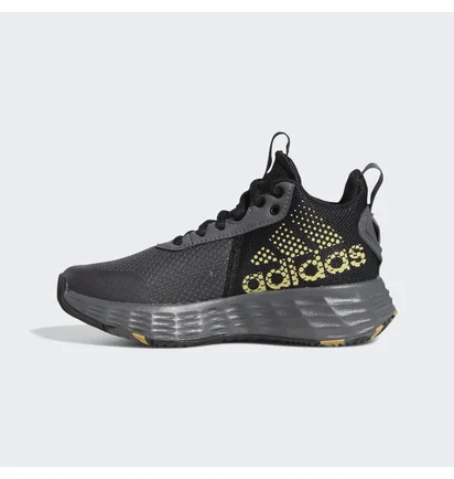 Кроссовки детские Adidas Ownthegame 2.0 Shoes Black/Yellow Gz3381