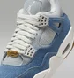 Кроссовки женские Air Jordan 4 Retro Tex Blue IB6716-100