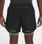 Шорты мужские Nike Stride Running Division 5 Dri-Fit Water-Repellent 2-In-1 Running Shorts Black FZ1135-010