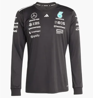 Лонгслив мужской Adidas Mercedes-Amg Black JW5364