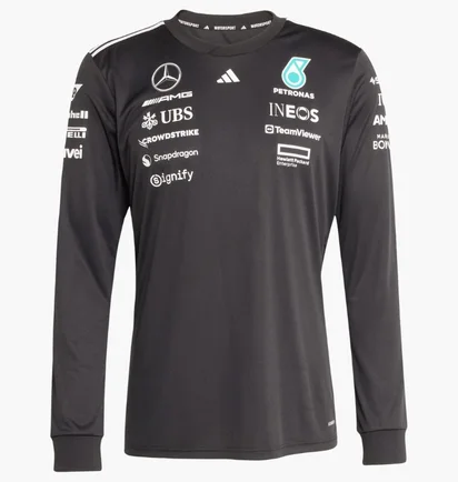 Лонгслив мужской Adidas Mercedes-Amg Black JW5364