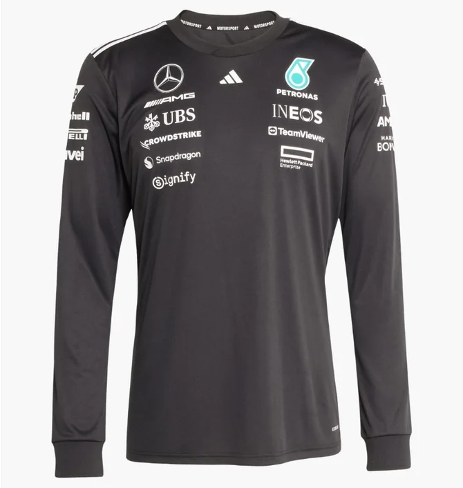 Лонгслив мужской Adidas Mercedes-Amg Black JW5364