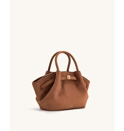 Сумка женская JW PEI Hana Mini Faux Suede Tote Bag Brown BB2024BG83441JWP