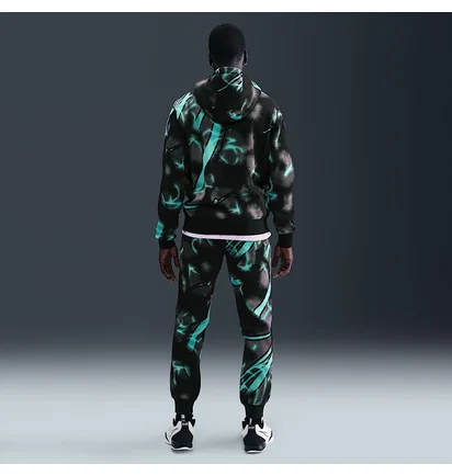 Худи мужское Nike Ja Mclub Bb Black/Green HV3378-339