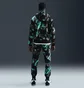 Худи мужское Nike Ja Mclub Bb Black/Green HV3378-339