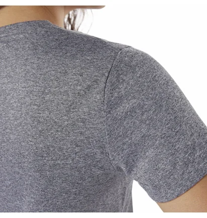 Футболка женская Reebok Reflective Graphic Short Sleeve Running Top Grey D78939