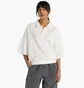 Поло жіноче New Balance Coastal Fleece Oversized Polo White WT611044SST