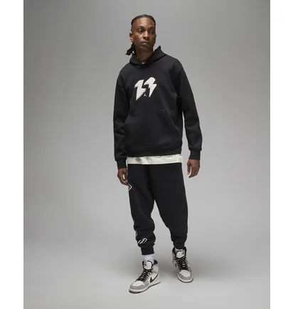 Худи мужское Air Jordan Flight Mvp MenS Fleece Pullover Hoodie Black FB7021-010