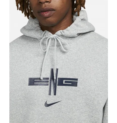 Худі чоловіче Nike England MenS Pullover Fleece Soccer Hoodie Grey DR9720-063
