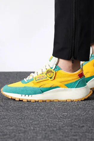Кроссовки унисекс Reebok Classic Legacy Yellow/Turquoise GZ6149