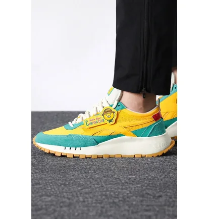 Кроссовки унисекс Reebok Classic Legacy Yellow/Turquoise GZ6149