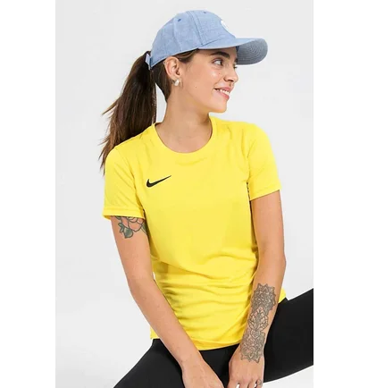 Футболка женская Nike W Nk Df Park Vii Jsy Ss Yellow Bv6728-719