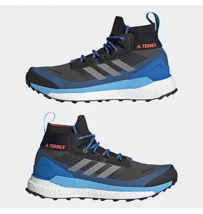 Кросівки чоловічі Adidas Terrex Free Hiker Gore-Tex Hiking Shoes Black/Blue Gz0356