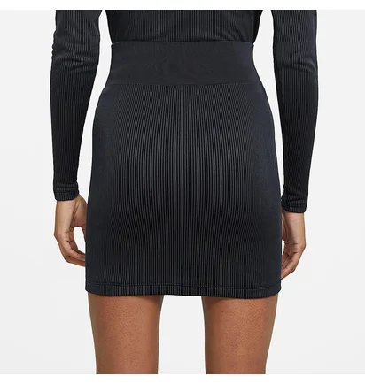 Юбка женская Nike Air Skirt Ribbed Black CZ9343-010