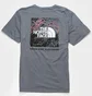 Футболка мужская The North Face Short-Sleeve Box Nse Heathered Tee Blue NF0A812HI4G1