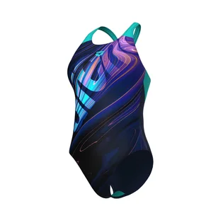 Купальник жіночий Arena Flow Swimsuit V Back Lb Multi 008935-790