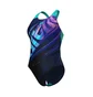 Купальник женский Arena Flow Swimsuit V Back Lb Multi 008935-790