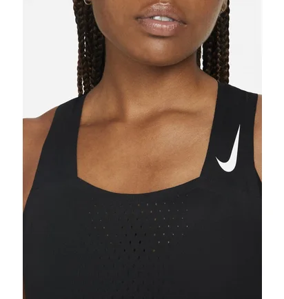 Топ женский Nike Dri-Fit Adv Aeroswift WomenS Running Crop Top Black DM8728-010