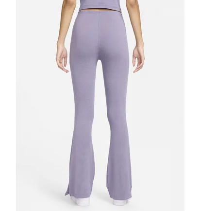 Легінси жіночі Nike Sportswear Chill Knit Tight Mini-Rib Flared Leggings Violet FQ2113-509