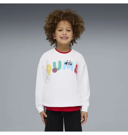 Світшот дитячий Puma Sporty Cats Relaxed White 634551-02