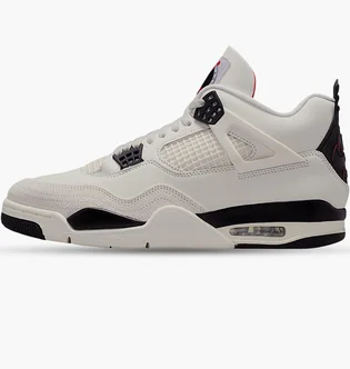 Кроссовки мужские Air Jordan 4 Retro Og Fc White/Black IM4002-100