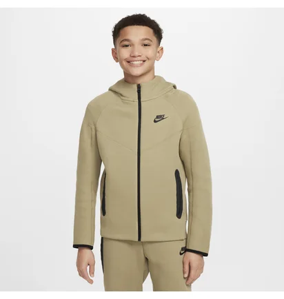 Толстовка детская Nike Tech Fleece Kids Olive FD3285-276