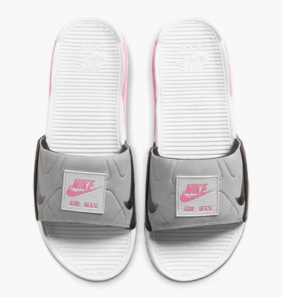 Тапочки жіночі Nike Air Max 90 Slide Grey CT5241-100