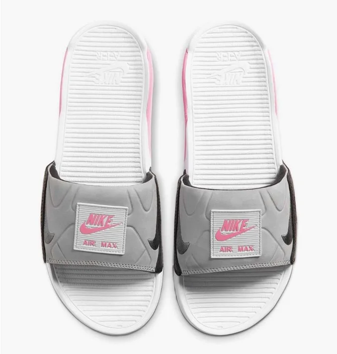 Тапочки жіночі Nike Air Max 90 Slide Grey CT5241-100