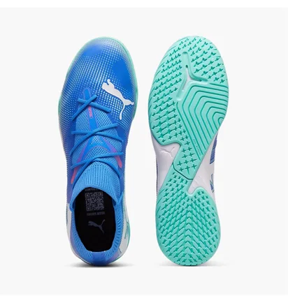 Футзалки унисекс Puma Future 7 Match It Blue 107936-01