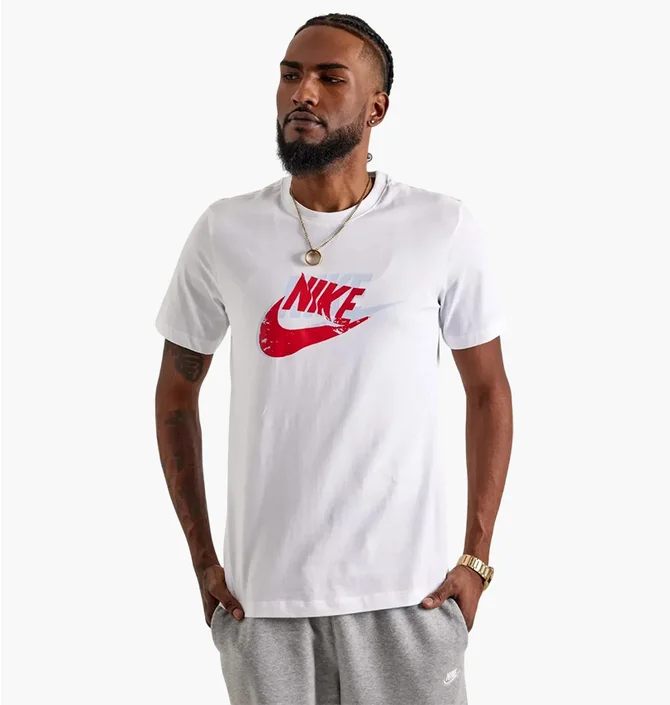 ᐉ Футболка мужская Nike Nsw Tee 12Mo Futura Sp25 White HJ0559-100