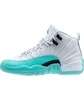 Кросівки дитячі Air Jordan 12 Gs White/Turquoise 510815-100