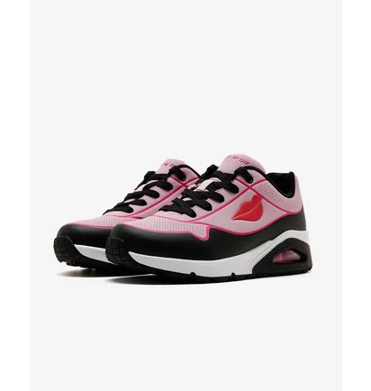 Кросівки жіночі Skechers Uno Diane Von Furstenberg Pink 177998-BKPK