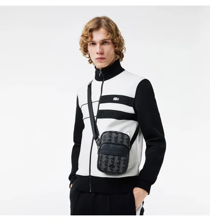 Сумка мужская Lacoste Monogram Grey NH4409LX-H45