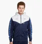 Толстовка мужская Nike Sportswear Repeat MenS Full-Zip Hoodie Blue/White DX2025-411