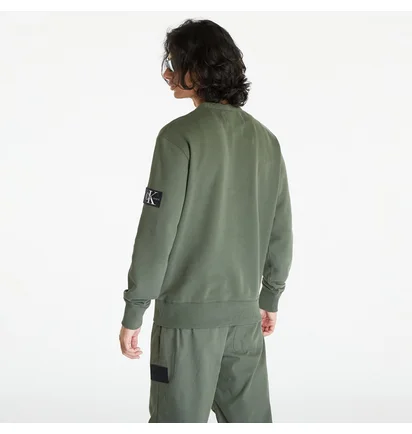 Свитшот мужской Calvin Klein Jeans Badge Crew Neck Green J30J323426-LLP