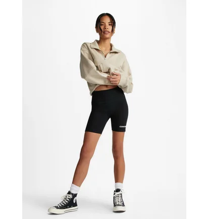 Шорты женские Converse Wordmark Bike Short Black 10024539-001