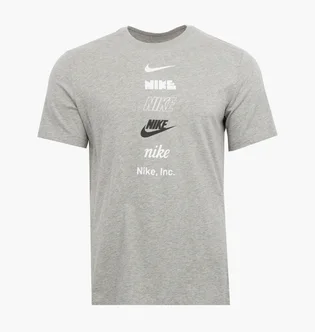 Футболка мужская Nike Club Logo Tee Grey DZ2875-063