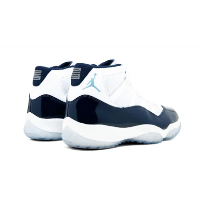 Кроссовки мужские Air Jordan 11 Retro White/Blue 378037-123