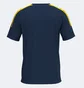 Футболка чоловіча Joma Camiseta Manga Corta Olimpiada Marino Amarillo Blue 103245.339