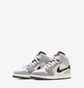 Кросівки дитячі Air Jordan 1 Mid White/Grey FD9091-002