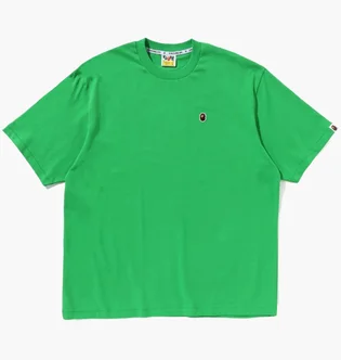 Футболка мужская Bape Head One Point Green 1J30110004