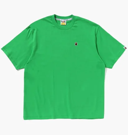 Футболка мужская Bape Head One Point Green 1J30110004