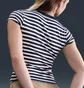Футболка жіноча Nike Sportswear WomenS Tight Striped T-Shirt Blue/White IH8474-410
