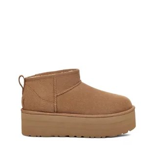 Угги женские UGG Classic Ultra Mini Platform Brown 1135092