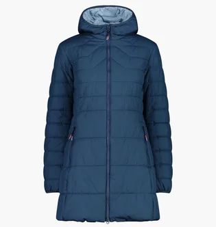 Парка жіноча Cmp Jacket Long Fix Hood Blue 32K1556-M928
