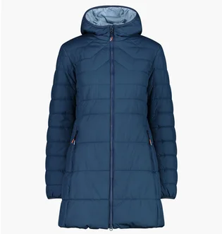 Парка женская Cmp Jacket Long Fix Hood Blue 32K1556-M928