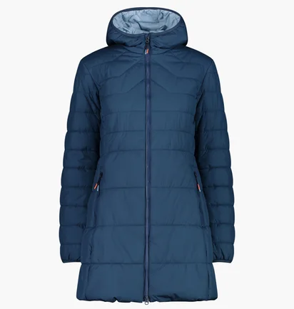 Парка женская Cmp Jacket Long Fix Hood Blue 32K1556-M928